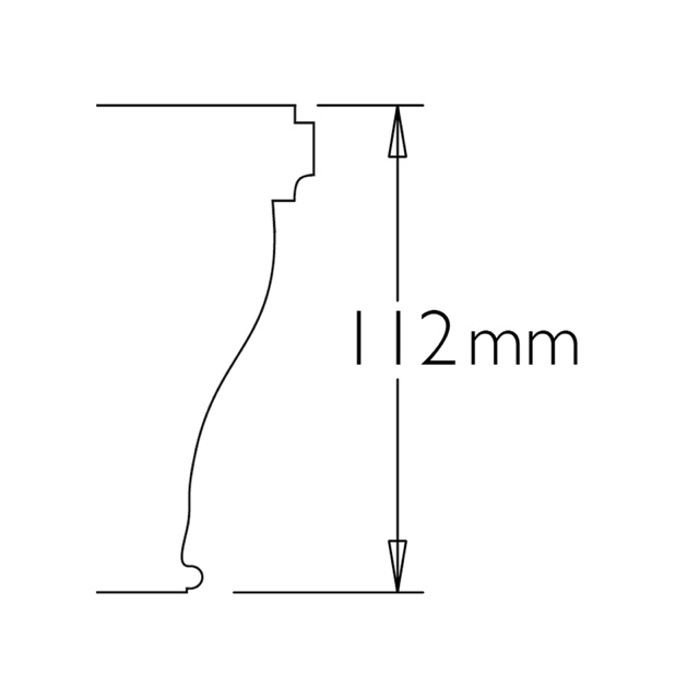 Rectangular extensible top high shaped edge