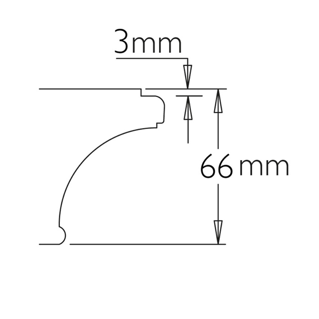 Fix rounded edge wooden top